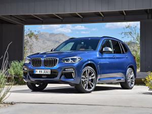 Коврики 3D в салон Bmw X3 G1 (Бмв Х3 G1) (2017) с бортиком