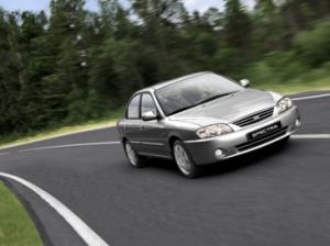 Коврики в салон Kia Spectra (Киа Спектра) с бортиком