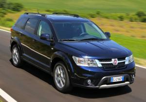 Коврики 3D LUX в салон Fiat Freemont (2011-2013) с бортиком