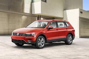 Коврик в багажник Volkswagen Tiguan 2 Allspace (2017-н.в.) с бортиком