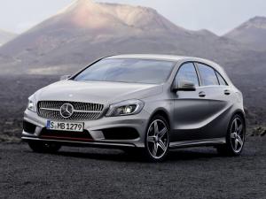 Коврики в салон Mercedes A-class W176 (2012-н.в.) бежевый