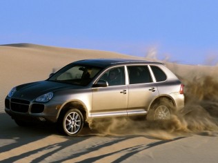 Коврики в салон Porsche Cayenne 1(Порше Кайен 1)с бортиком