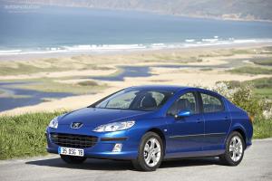 Коврики в салон Peugeot 407 (2004-2010) с бортиком