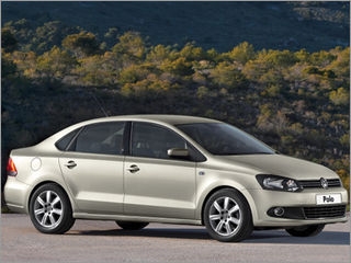 Коврик в багажник Volkswagen Polo Sedan (Фольксваген Поло Седан) с бортиком
