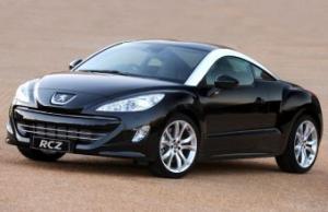 Велюровые коврики в салон Peugeot RCZ (Пежо RCZ) ковролин LUX