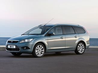 Велюровый коврик в багажник Ford Focus 2 универсал (Форд Фокус 2 универсал) (2004-2011)