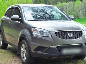Коврик в багажник в багажник SsangYong Actyon (2011-н.в.) с бортиком