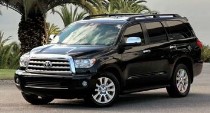 Велюровые коврики в салон Toyota Sequoia II (Тойота Секвоя 2) Ковролин LUX