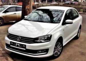 Коврики в салон Volkswagen Polo Sedan (Фольксваген Поло Седан) (2010-)с бортиком
