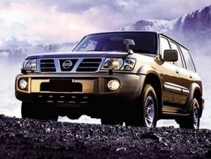 Резиновый коврик в багажник Nissan Patrol Y61 (Ниссан Патфайндер 61) (1998-2010)с бортиком