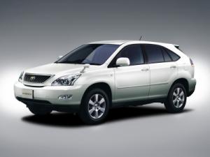 Коврики в салон Toyota Harrier 2WD (Тойота Харрер ) (2003-2013) 2WD 3D с бортиком