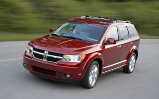 Резиновые коврики с ворсовой вставкой в салон Dodge Journey(Додж Джорней) с бортиком