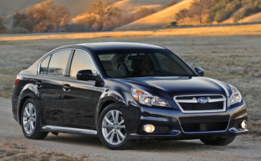 Коврик в багажник Subaru Legacy 5 (Субару Легаси 5) (2009-2014) с бортиком