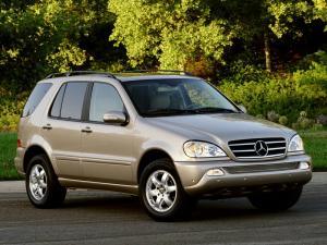 Ворсовой коврик в багажник Mercedes ML-class 1 W163 (1997-2005)