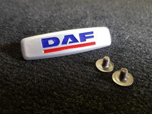 Лейбл металлический Daf (Даф) цветной