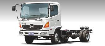Резиновые коврики в салон Hino серия 500 (Хино 500) с бортиком