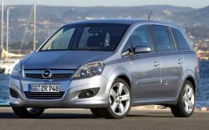 Коврики 3D в салон Opel Zafira B Family (2006-) с бортиком