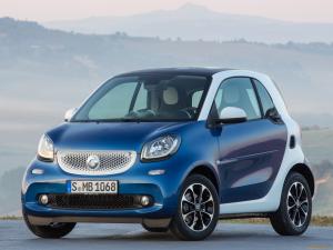 Ворсовый коврики в багажник Smart  Fortwo 3 (2014-н.в.) 