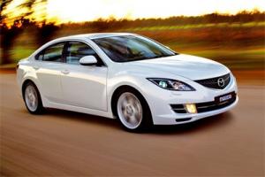 Резиновые коврики в салон Mazda 6 (Мазда 6) (2007-2013)с бортиком