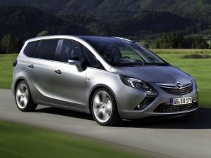 Коврики 3D в салон Opel Zafira C (2011-н.в.) с бортиком