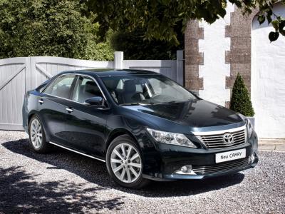 Коврики в салон Toyota Camry 7 V50 (Тойота Камри 50) (2011-2017) 3D с бортиком
