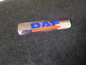 Лейбл металлический DAF (Даф) БОЛЬШОЙ цветной