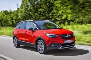 Резиновый коврик в багажник Opel Crossland X на нижнюю полку с бортиком