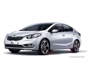 Коврики в салон Kia Cerato 3 (Киа Церато 3)(2013-2018) 3D с бортиком 
