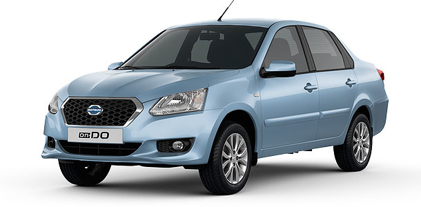 Резиновые коврики в салон Datsun On-do (Датсун Ондо) 3D с бортиком