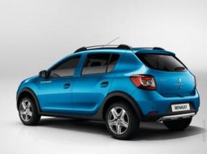 Коврики 3D LUX в салон Renault Sandero Stepway 2 (Рено Сандеро Степвей 2) (2014-) с бортиком