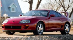 Велюровые коврики в салон Toyota Supra 4 (A80) Левый руль (Тойота Супра 4 А80)