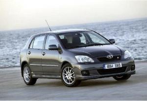 Коврики в салон Toyota Corolla E12 (2000-2007)  с бортиком бежевый