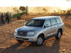 Ворсовой коврик в багажник Toyota Land Cruiser 200 (2007-2012)