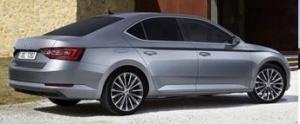 Коврик в багажник в багажник Skoda Superb 3 (Шкода Суперб 3) (2015-)с бортиком