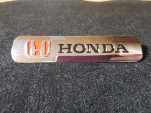 Лейбл металлический Honda (Хонда) БОЛЬШОЙ цветной
