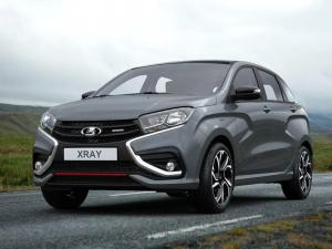 Коврик в багажник Lada XRAY  (2018-н.в.) с бортиком