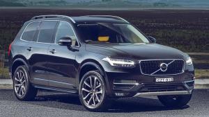 Коврики 3D в салон Volvo XC90 (2015-н.в.) крепеж 4 с бортиком