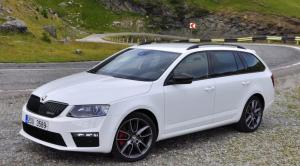 Коврик в багажник в багажник Skoda Octavia A7 Combi (2013-н.в.) с бортиком
