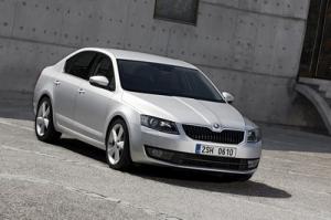 Коврики 3D LUX в салон Skoda Octavia 3 (2013-2021) с бортиком