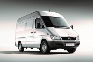 Коврики в салон Mercedes-Benz Sprinter W901 -909 (2013) 3D с бортиком