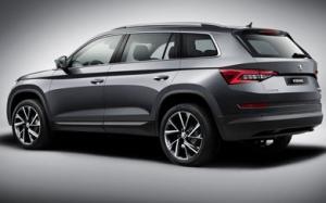 Коврики 3D LUX в салон Skoda Kodiaq с бортиком