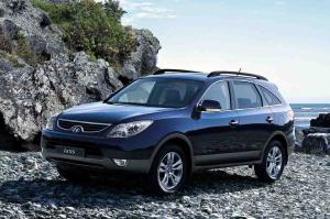 Коврики 3D LUX в салон Hyundai ix55 (2008-н.в.)  с бортиком
