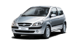 Коврики 3D LUX в салон Hyundai Getz  (Хендай Гетц) (2002-2010) с бортиком
