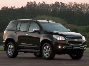 Коврики 3D LUX в салон Chevrolet Trailblazer (2012-2018)с бортиком