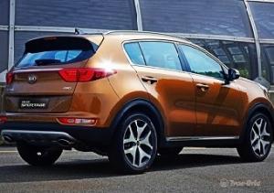 Коврики 3D LUX в салон Kia Sportage 4 (Киа Спортейдж 4) (2015-) с бортиком