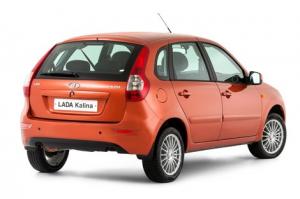 Коврик в багажник Lada Kalina 2 HB (Лада Калина 2 хэтчбек) с бортиком