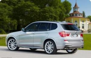 Коврик в багажник Bmw X3 F25 (Бмв Х3 Ф25) с бортиком