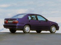 Велюровые коврики в салон Nissan Almera I (N15)(Ниссан Альмера 1) ковролин LUX