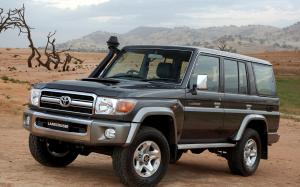 Велюровые коврики в салон Toyota Land Cruiser 76 (Тойота Ленд Крузер 76)