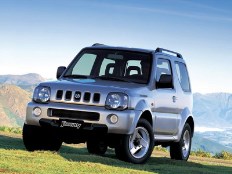 Резиновый коврик в багажник Suzuki Jimny (Сузуки Джимни) (1998-) с бортиком